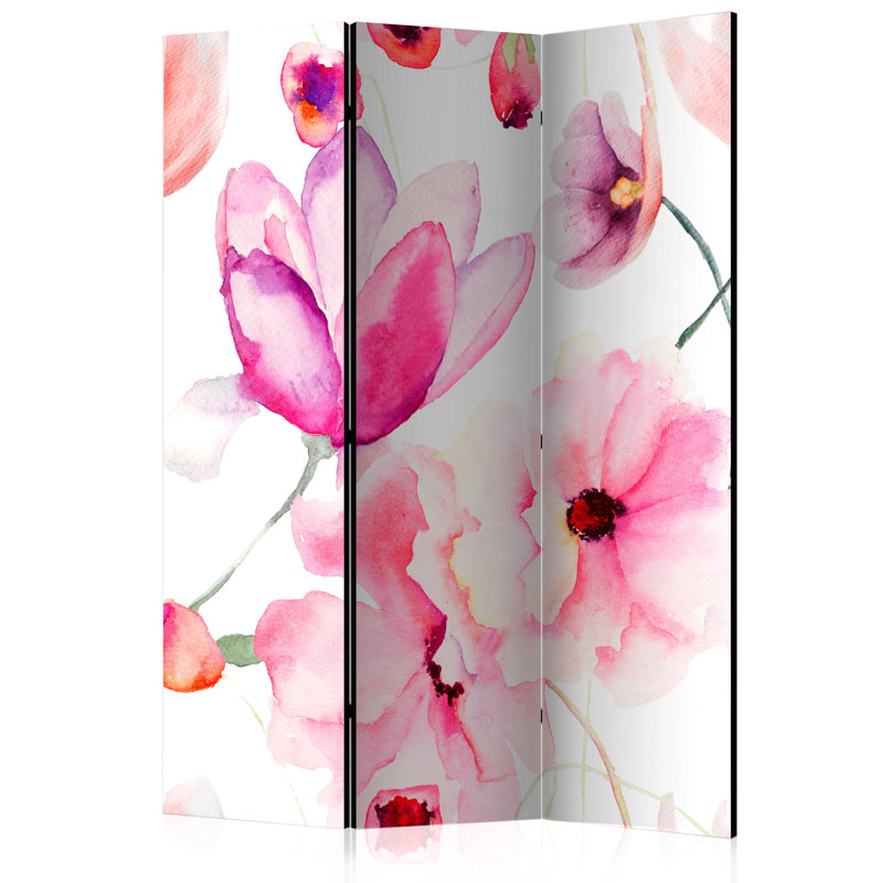 135cm W x 172cm H 3 - Panel Wood Folding Room Divider