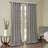 Solid Crushed Sheer Curtain Panel Pair, Lightweight And Textured For Elegant Window Decor, Easy To Hang And Machine Washable.-1567243668-1567243669