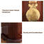 82.68 in. H Copper and Glass Grandfather Clock