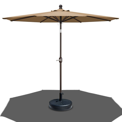 Parasol à DEL incliné pour l'extérieur