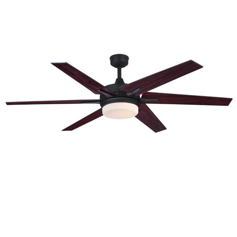 Ventilateur de plafond d'intérieur de 60 pouces avec luminaire DEL à intensité variable Cayuga