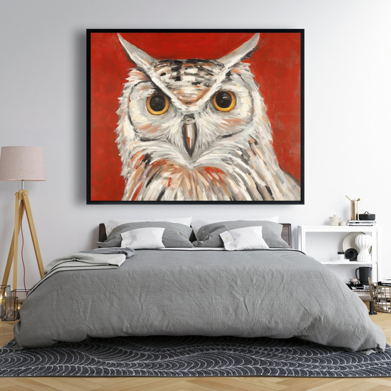 «Colorful Eagle Owl» sur toile