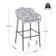 Tabouret de bar d'extérieur gris clair La Push, ensemble de 2-1882362542