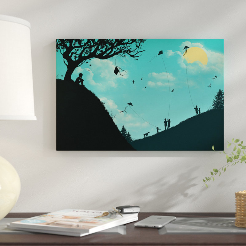 «Melancholy Hill», impression sur toile, H 8 po x l 12 po x P 0,75 po, Toile tendue, Pas de tapis