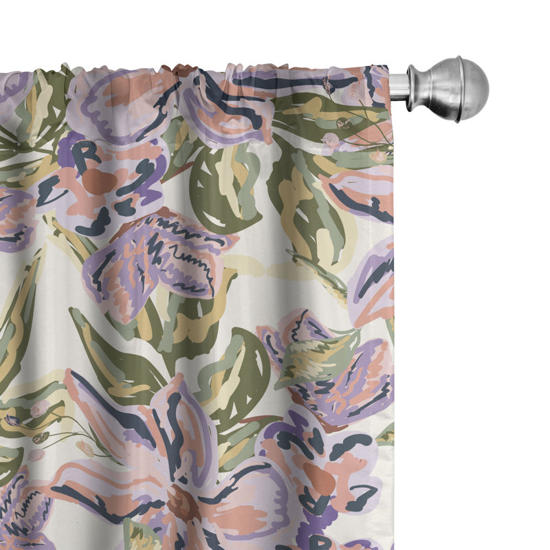 Semi Sheer Curtain Pair, 56" W x 84" L