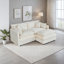 Canapé-lit en chenille moderne avec repose-pieds-1076184506-1076184507