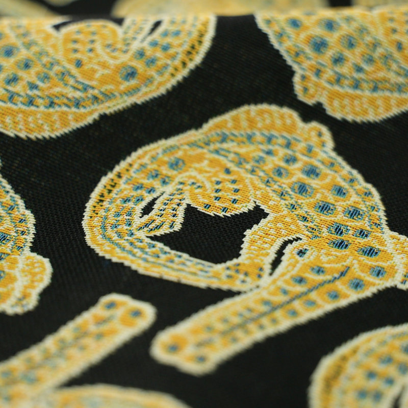 Croco Jacquard Fabric, Limelight