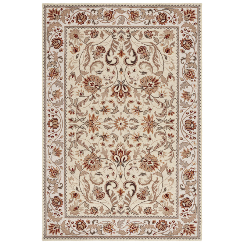 Suisun Hand Hooked Performance Oriental Rug, Round 6' 