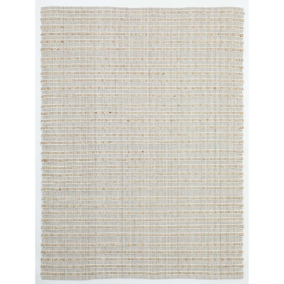 Tapis d'intérieur texturé en jute tissé à plat