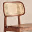 Chaise d'appoint à dossier bas en noyer (ensemble de 8)-545218905-545218909-545218910