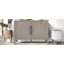 Buffet de ferme 47,25 pouces avec placage de pin et 2 portes-1542188930