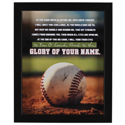 Framed Art Baseball As The Game