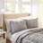 Emily Ruched Solid Textured Comforter Set-812734997-828134148