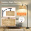 185cm Black LED Traditional Floor Lamp