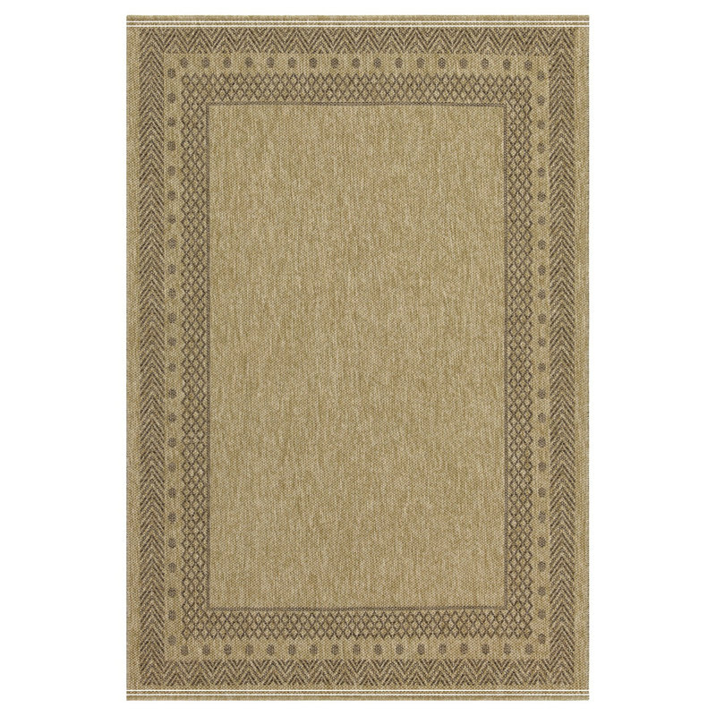 Jute/Mocha Indoor/Outdoor Area Rug, Runner 2'7" x 7'3"