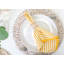 Linen Striped Square Napkin-2084327820