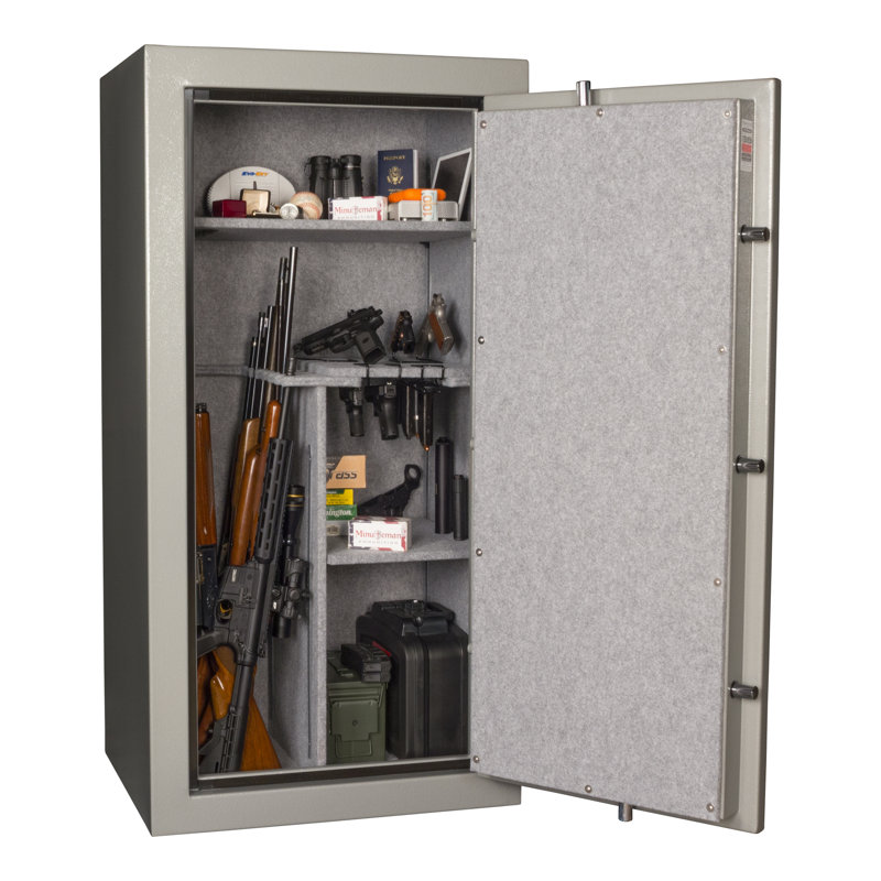 Tracker Safe 24 Gun Safe, with Mechanical/Dial Lock, 59" H x 30" W x 24" D, Mechanical Dial