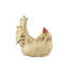 Ensemble de figurine 2 pièces perché poulets