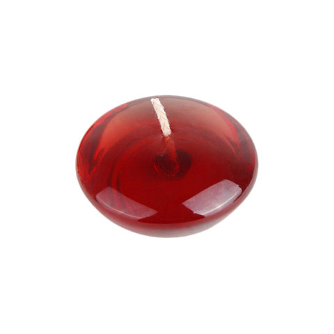 Bougie flottante à gel transparente sans parfum, Brun, Ensemble de 72