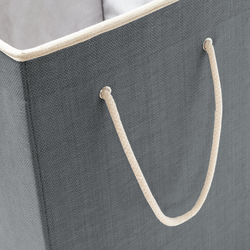 Panier à linge double pliable