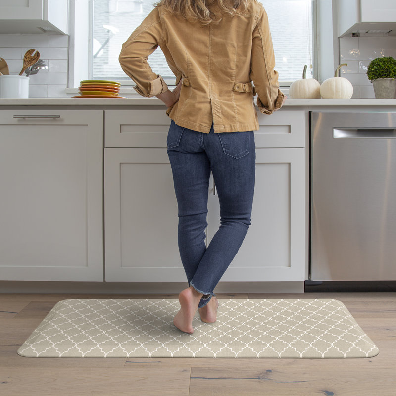 Tapis anti-fatigue, Kaki, Rectangle 1 pi 8 po x 4 pi