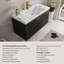 Wall Mounted Single Double With Resin Top