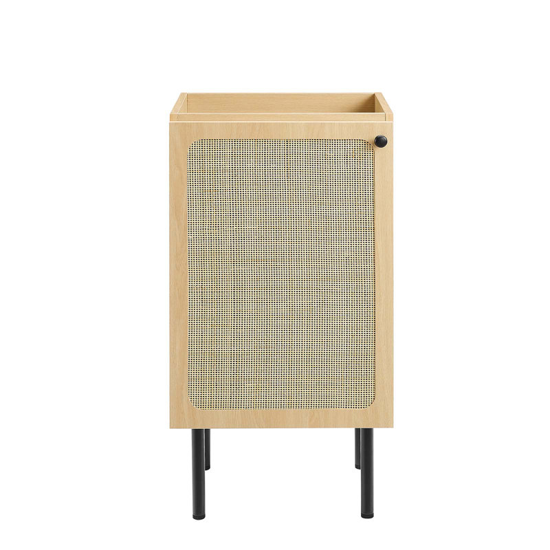 Base de meuble-lavabo simple 17 po. Modway, Chêne