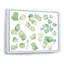 Illustration de feuilles d'eucalyptus isolées sur fond blanc I - Peinture sur toile-67228500-67228504