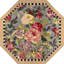 Tudor Rose Washable Rug-2125706255