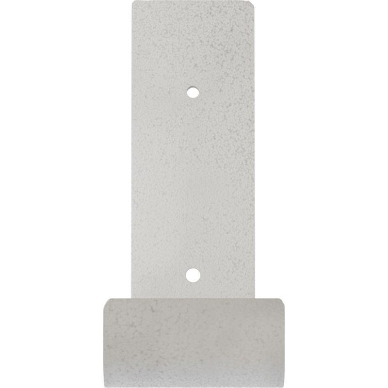 Hammered White Steel 6"x8" Countertop Shelf Bracket