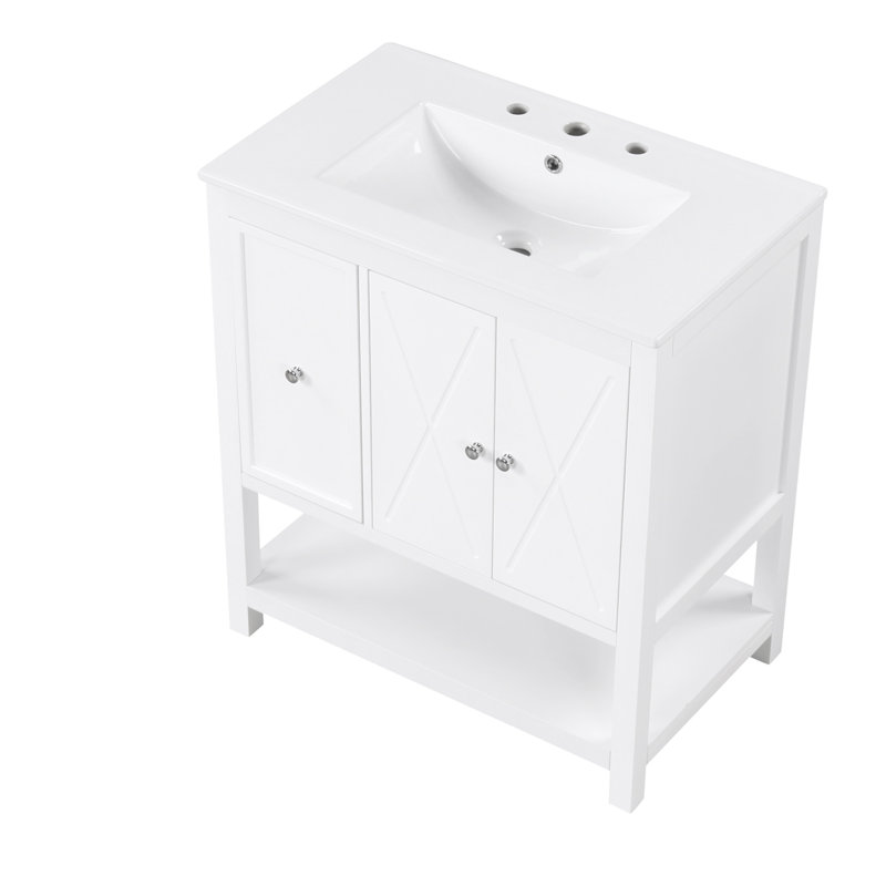 Base de meuble-lavabo simple 30 po seulement