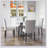 Beedie 5 - Piece Faux Marble Top Dining Set