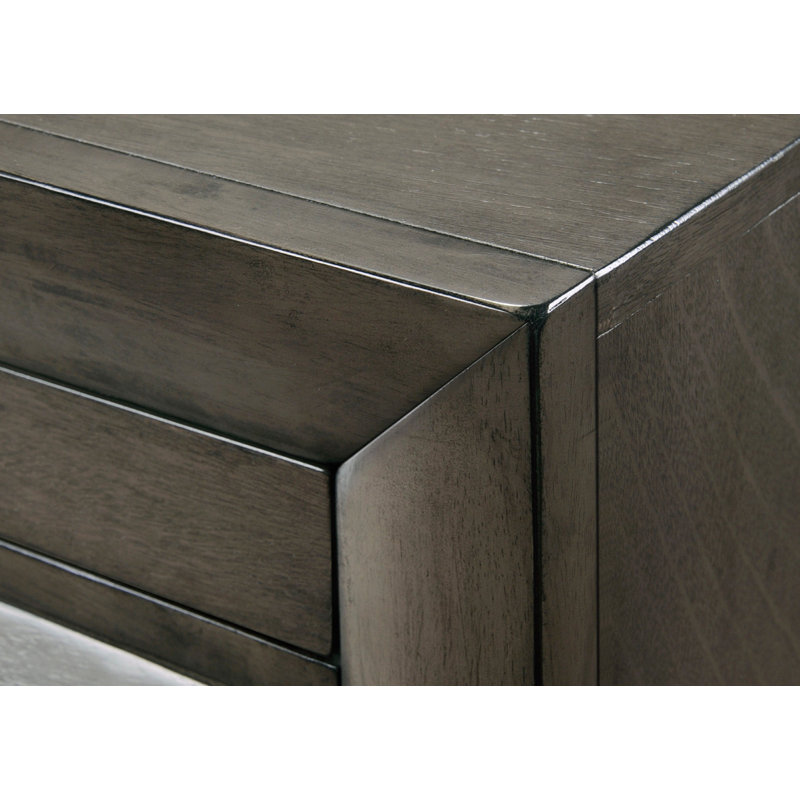 Ensemble de chambre à coucher 3 pièces, Gris, Roi