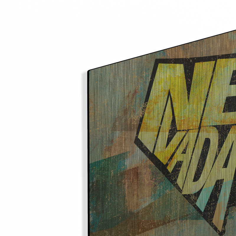  'Nevada' by Art Licensing Studio Metal Wall Art, 12" x 12", 12" H x 12" W