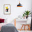 «Happy Reader Girl», toile flottante encadrée par Martina Pavlova-390176030-390176029