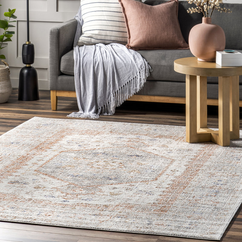 Oriental Area Rug, Oval 201 x 274cm