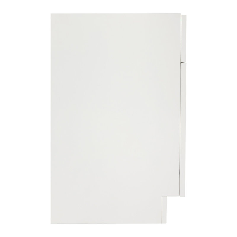 Paulla 60'' W Double Bathroom Vanity Base, White