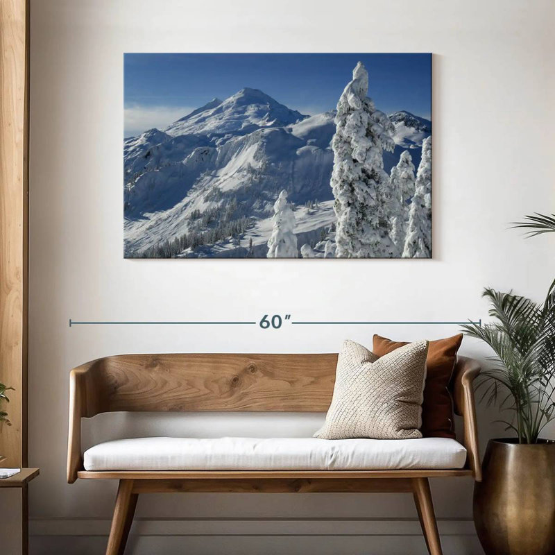 Alvord Snowy Mount Baker, H 30 po x l 45 po