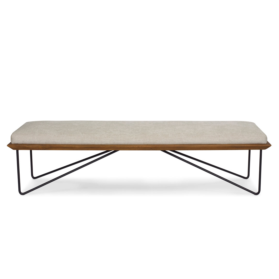 Maxwell Crypton® Upholstered Bench Brownstone Furniture