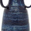  Vase de table intérieur / extérieur bleu 17 po