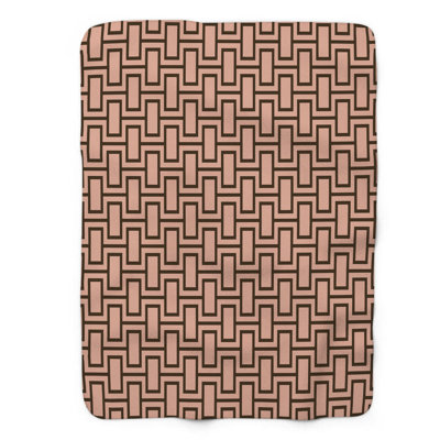 Clay Rose - 1 Piece Premium Sherpa Blanket