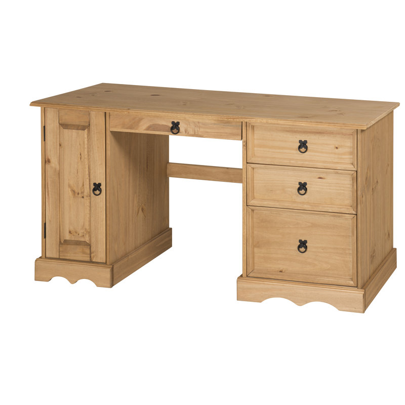 Bridewell Solid Wood Solid Wood Computer Desk