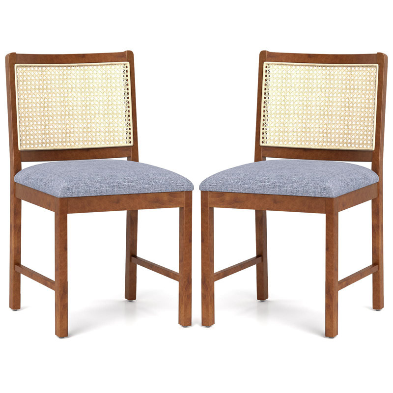 48cm H Linen Upholstered Side Chair