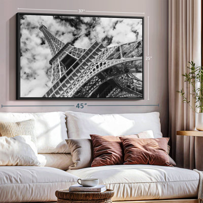«Tour Eiffel Cloudscape Wall Art»