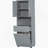 Tall Bathroom Cabinet With Laundry Basket, Large Storage Space-975184507