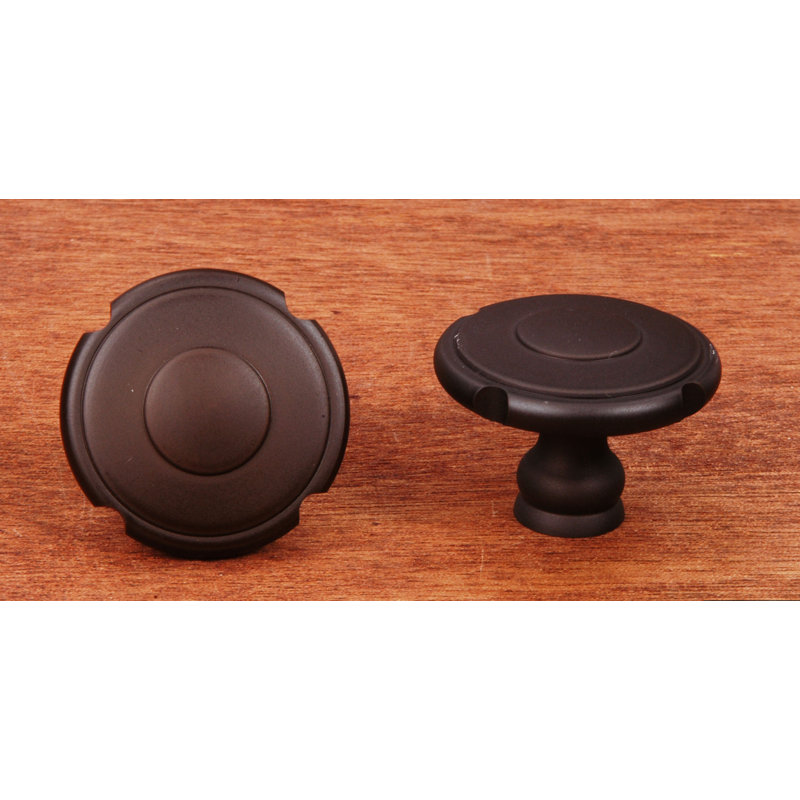 CK Series 1 1/2" Diameter Mushroom Knob, Oil Rubbed Bronze, Large
