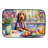 Decorating Easter Otterhound Dish Drying Mat