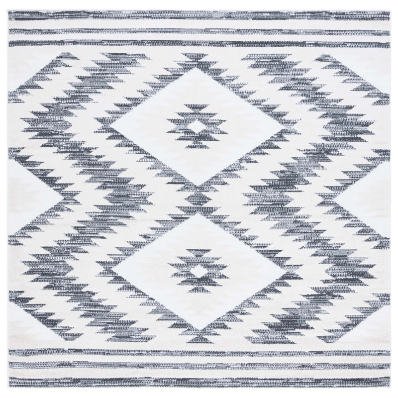 Delmontez Performance Southwestern Rug, Square 6'7"