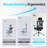 Ergonomic High Back Office Chair - Desk Chair With Adjustable Lumbar Support, Headrest & 3D Armrest, 130°Rocking Mesh Computer Chair