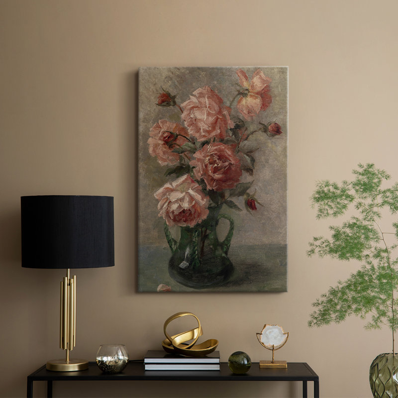 «Vintage Floral Print», cccxlix, galerie sur mesure, H 12 po x l 8 po